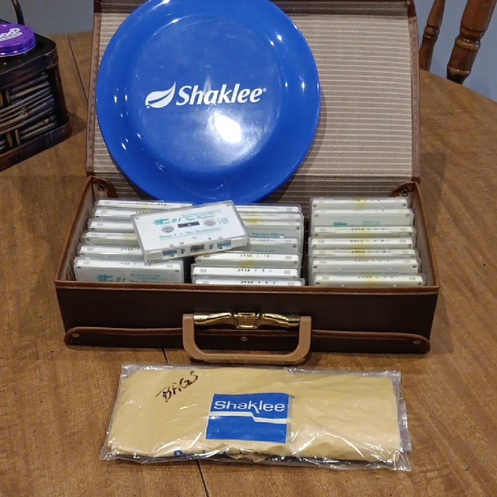 Shaklee Blue Frisbee and Cassette Set